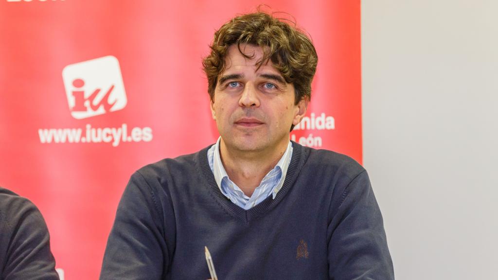 El coordinador autonómico de Izquierda Unida en Castilla y León, Juan Gascón