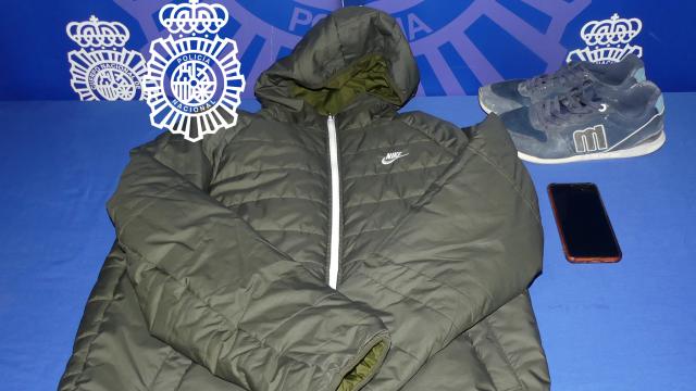 Material intervenido por la Policía Nacional