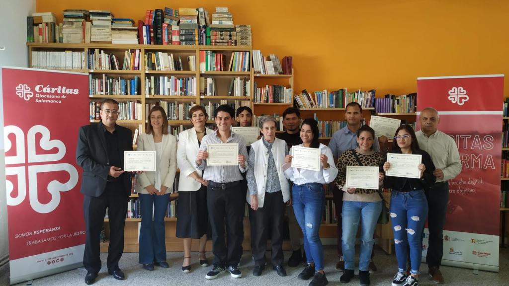 Entrega de diplomas de Cáritas de Salamanca