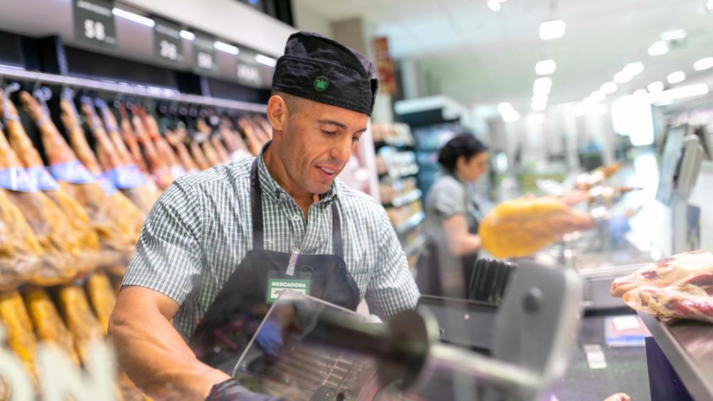 Jamonería de Mercadona. EP.