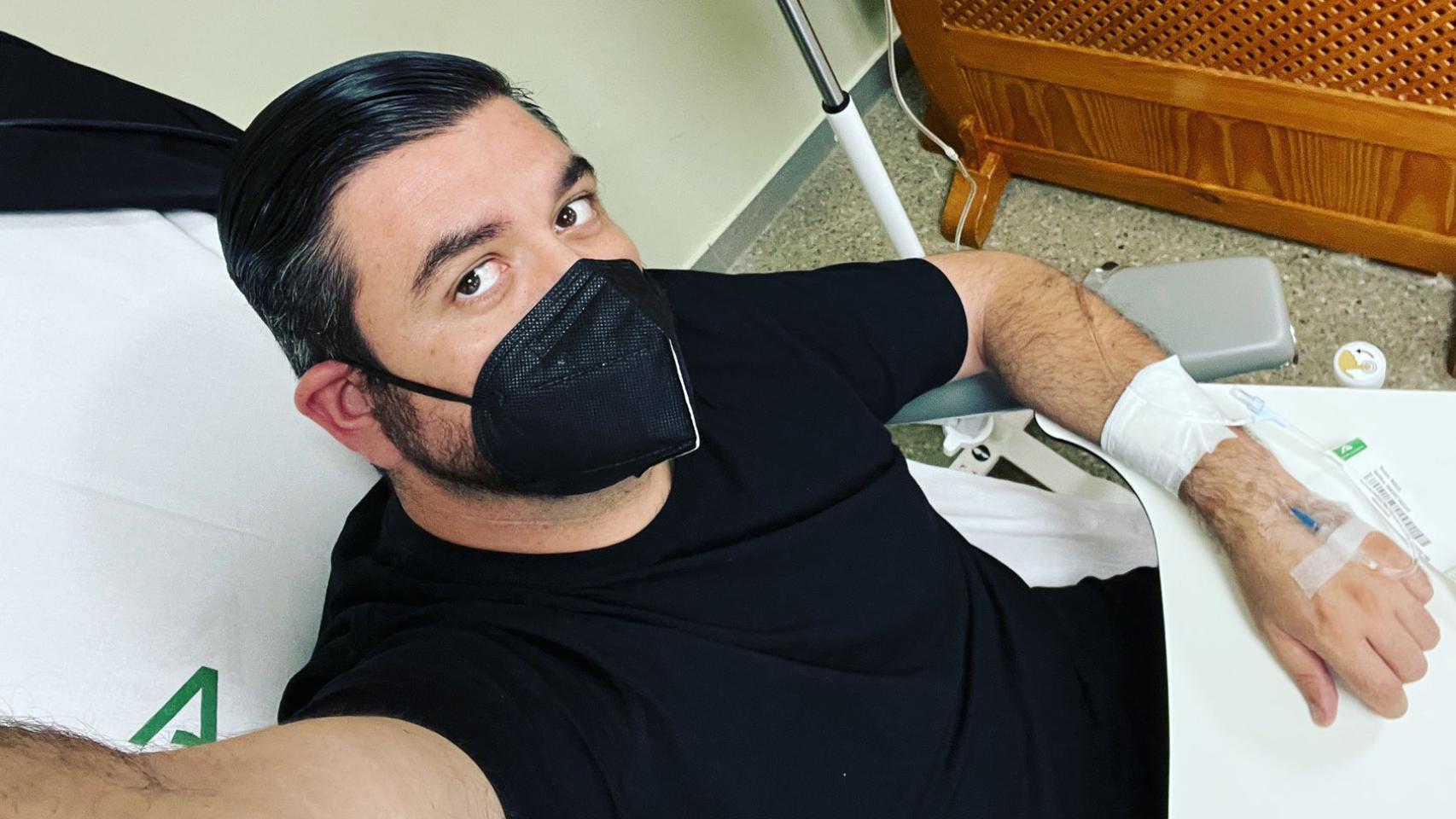Manu Sánchez, en una foto que ha publicado tras el anuncio.