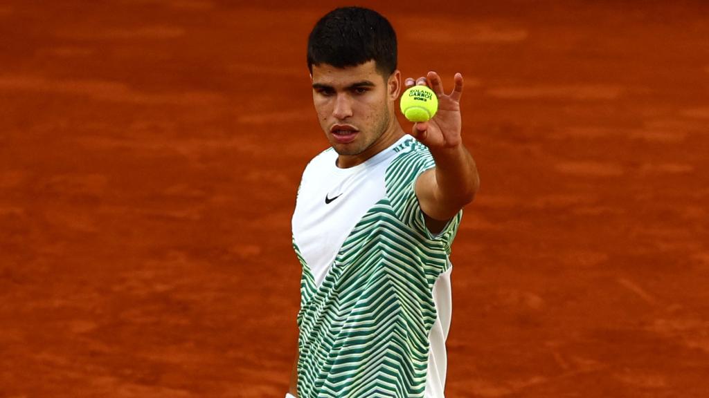 Carlos Alcaraz, en Roland Garros