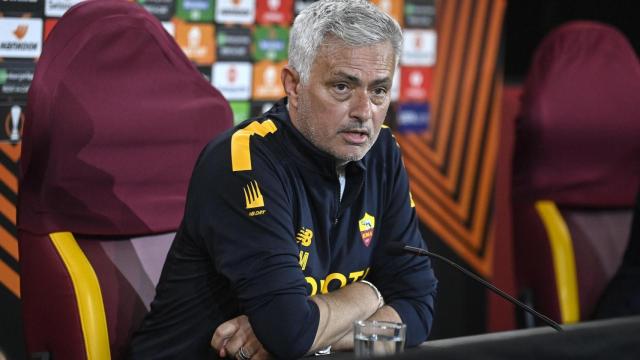 José Mourinho, en la rueda de prensa previa a la final de la Europa League