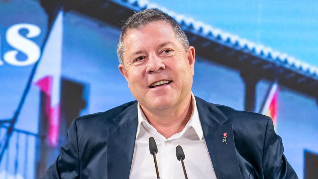 Emiliano García-Page, en una imagen de la campaña electoral