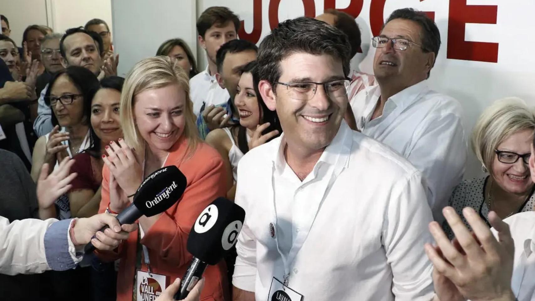 Jorge Ródriguez celebra los resultados del 28 M.