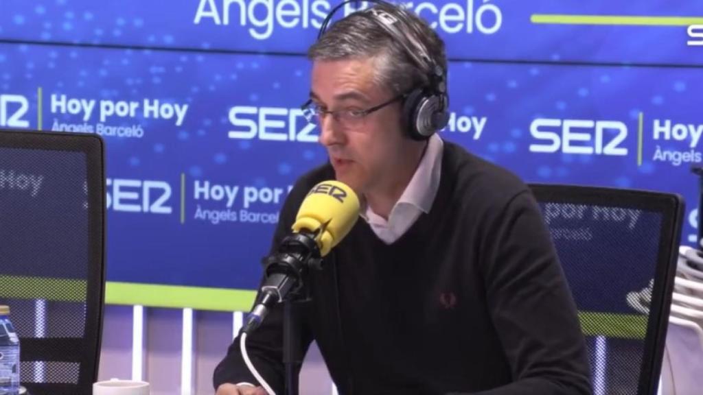 El exdiputado socialista Eduardo Madina, este martes en la Cadena Ser.