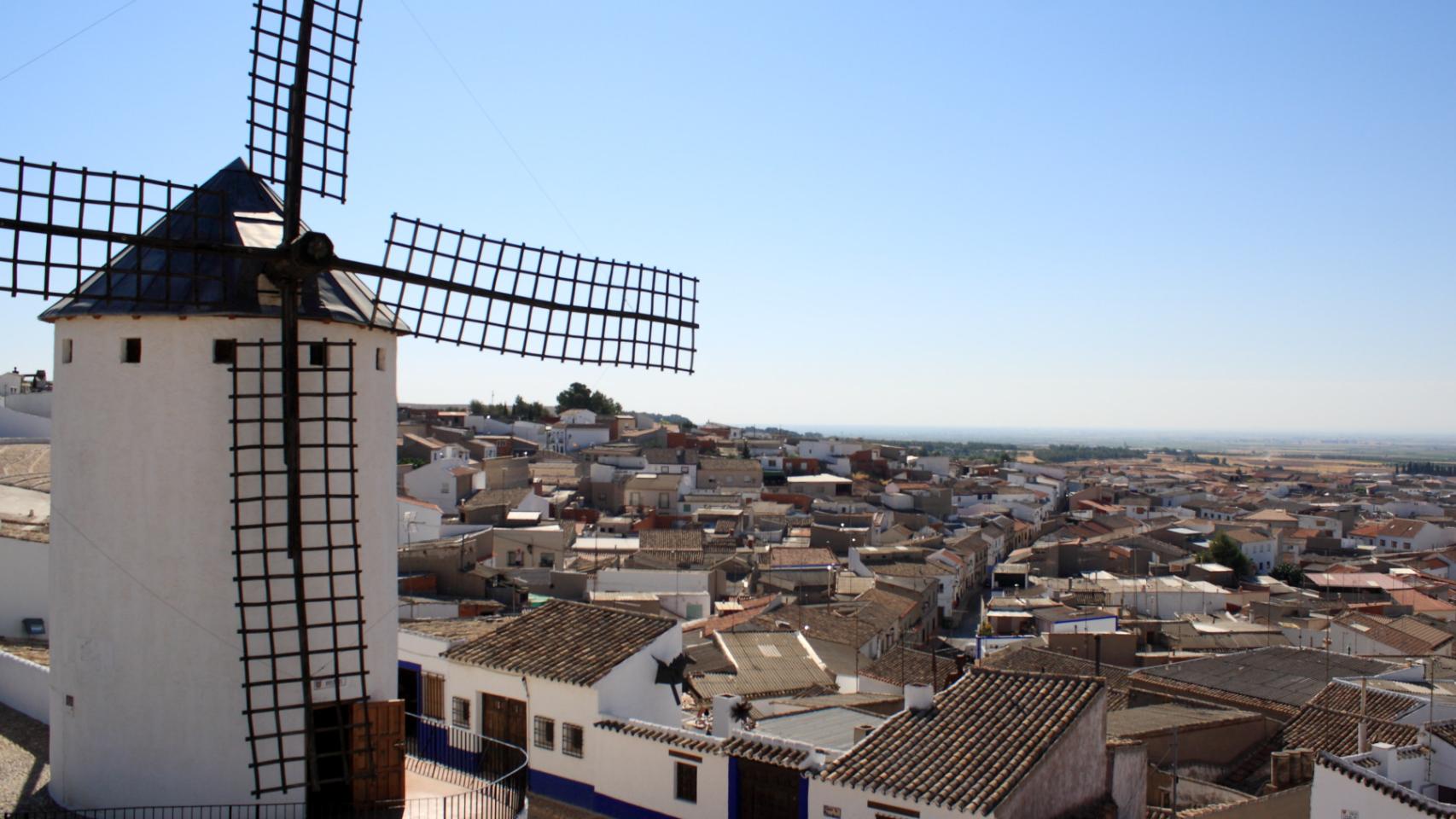 Vista general de la localidad de Campo de Criptana (Ciudad Real).