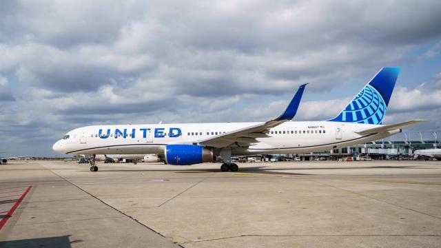 Un avión de United Airlines.