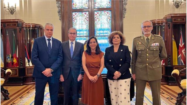Inés Rey este martes en la celebración de la festividad de la Policía Local