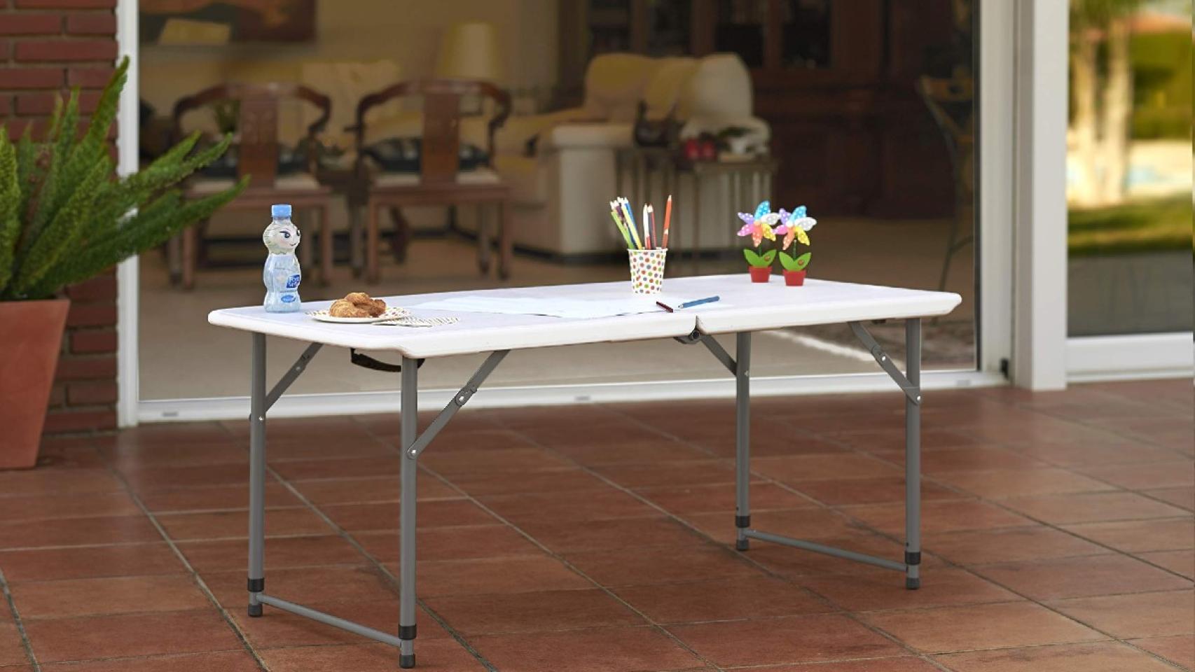 Probamos la mesa plegable más vendida en Amazon: ¡ahora tiene un 23% de descuento!