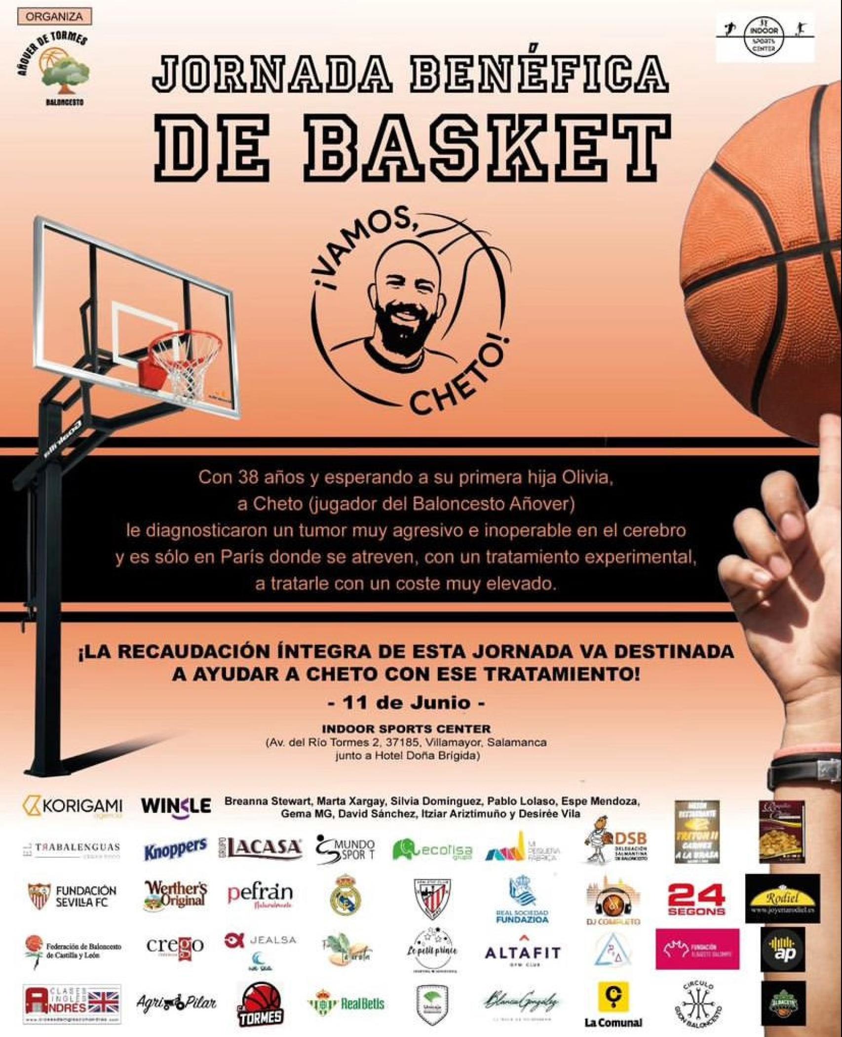 Imagen del torneo benéfico en favor de Cheto