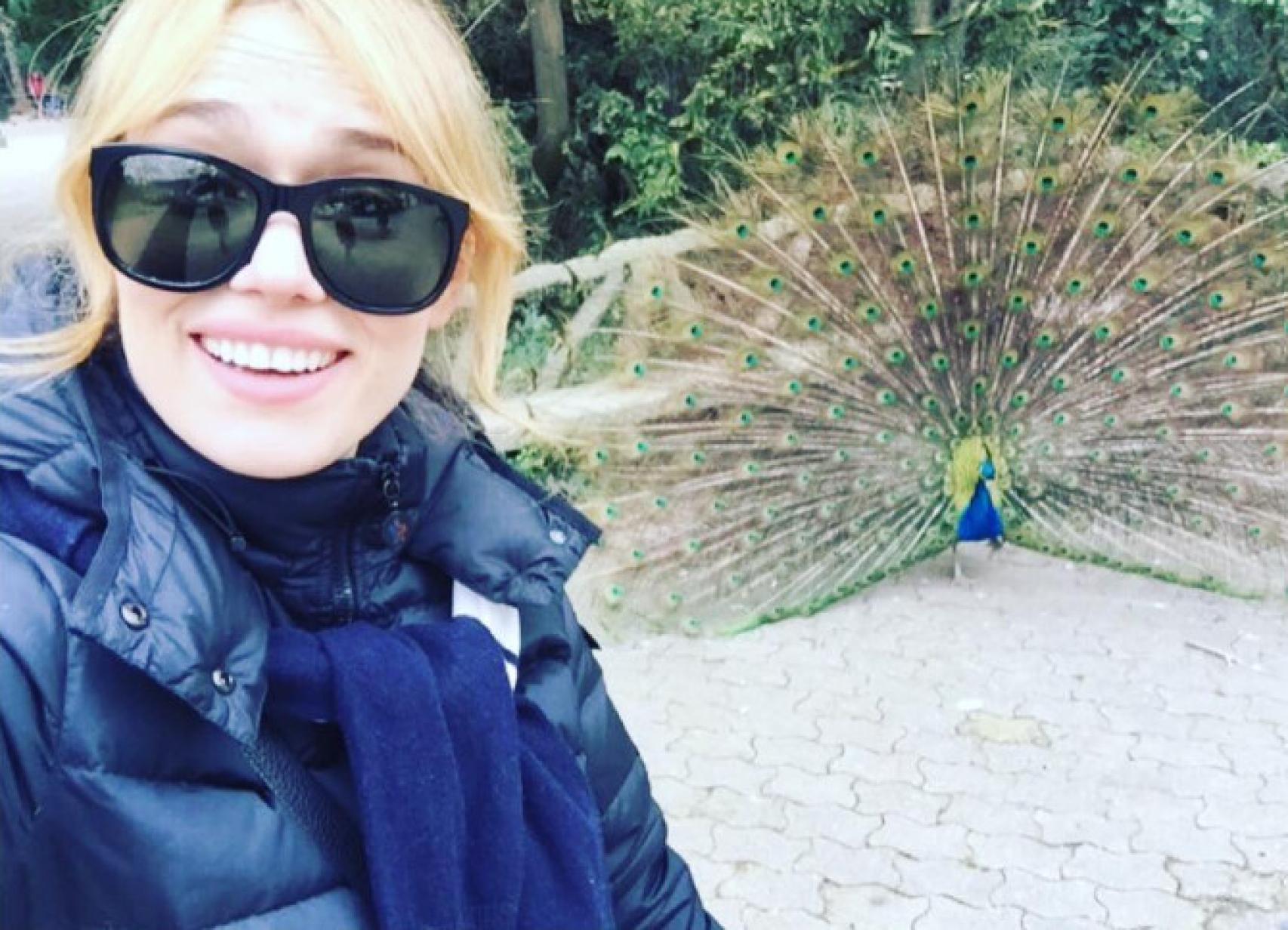 Patricia Conde en el Campo Grande de Valladolid