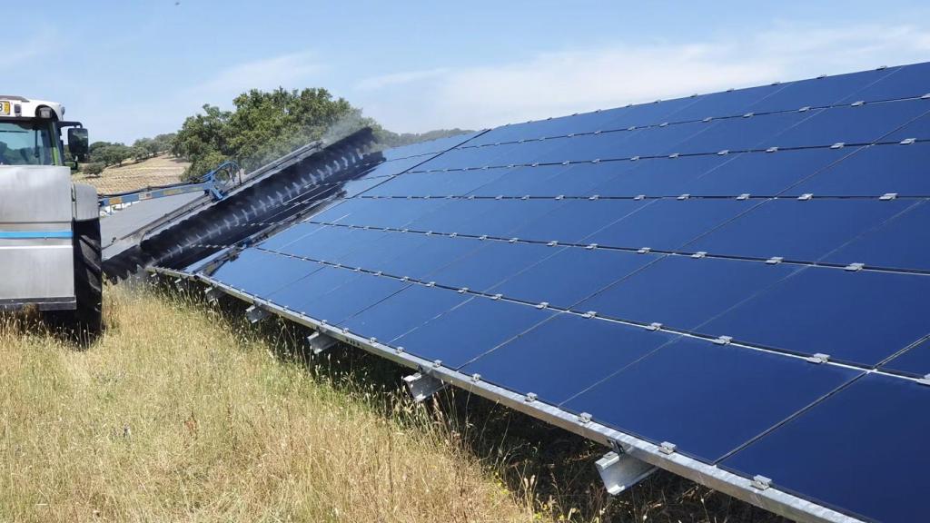 Solución de Chemitek aplicada sobre sistemas fotovoltaicos.
