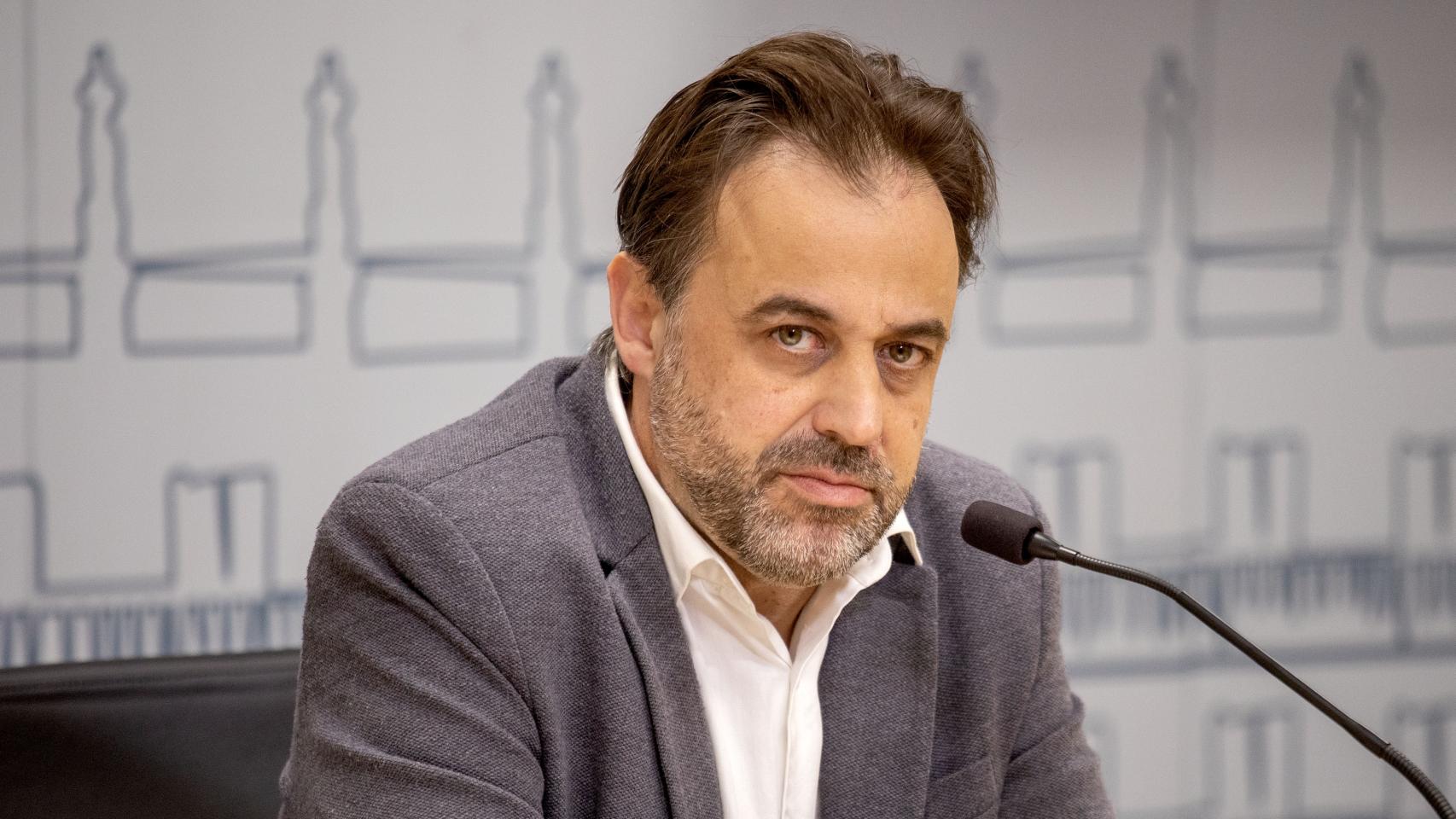 Fernando Castaño, concejal de Ciudadanos, comparece ante los medios