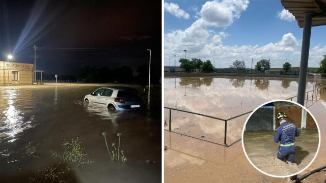 Tormenta en La Seca y Serrada