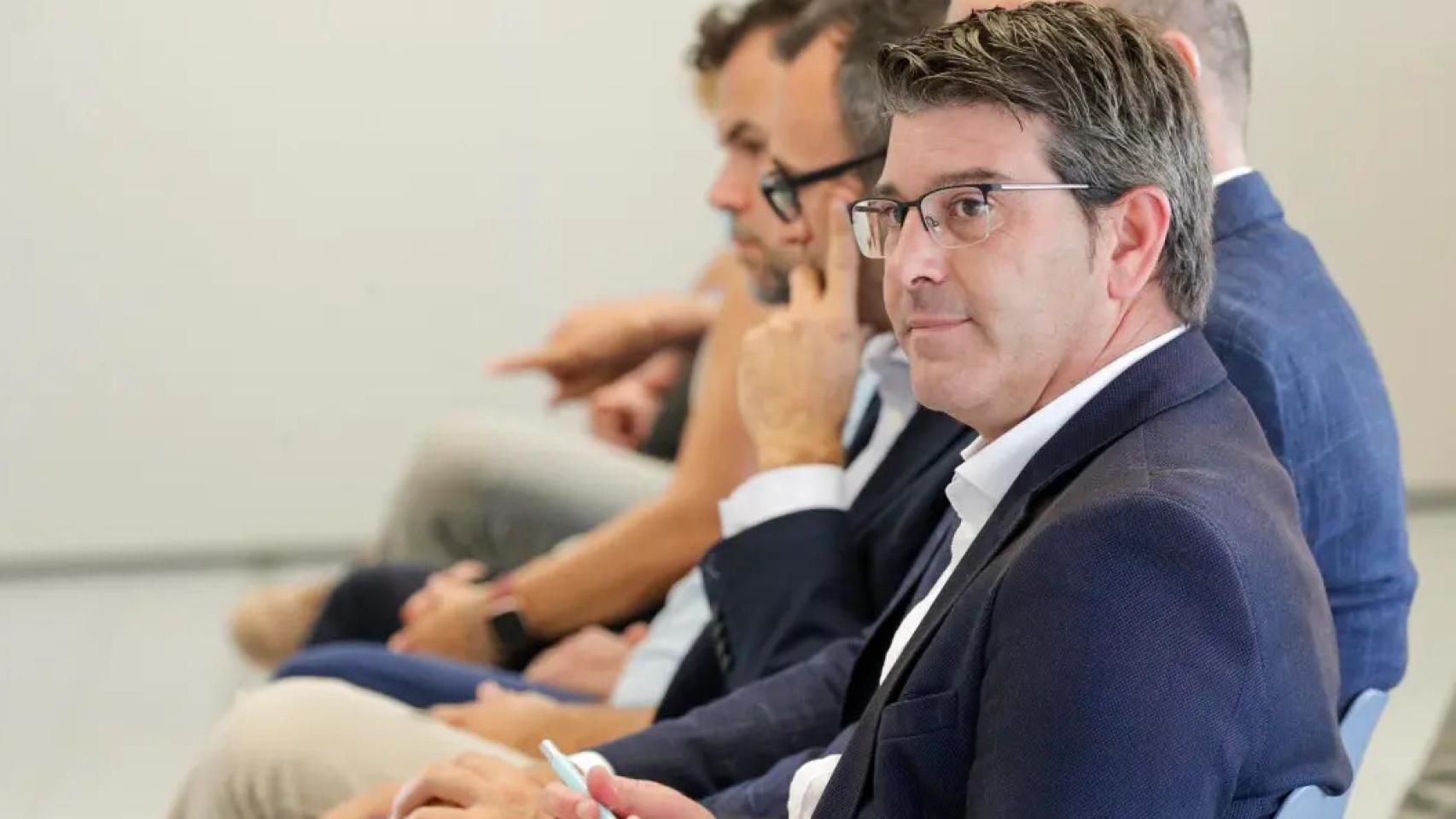 El expresidente de la Diputación de Valencia Jorge Rodríguez (dcha), en el banquillo de los acusados.