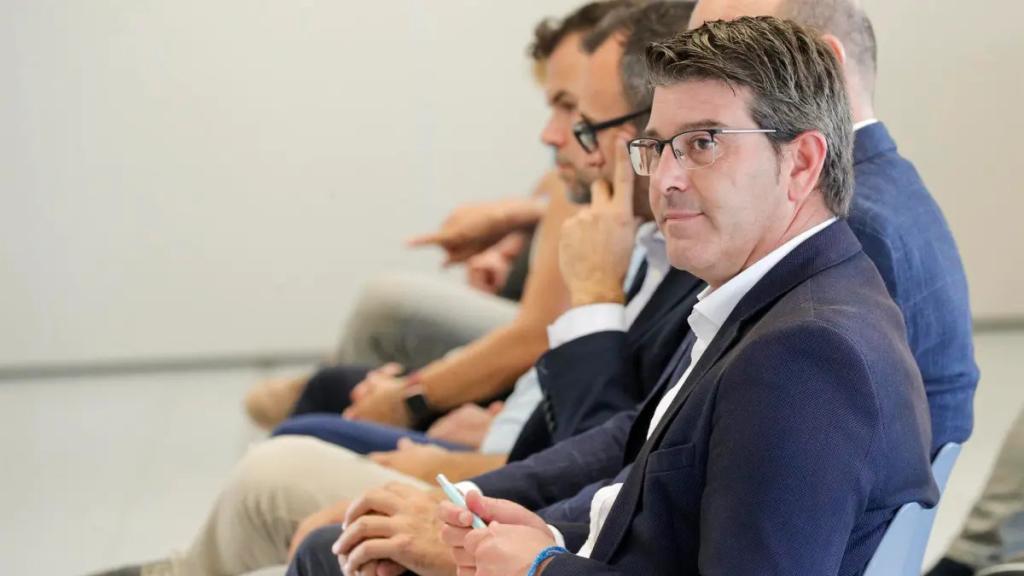 El expresidente de la Diputación de Valencia Jorge Rodríguez (dcha), en el banquillo de los acusados.