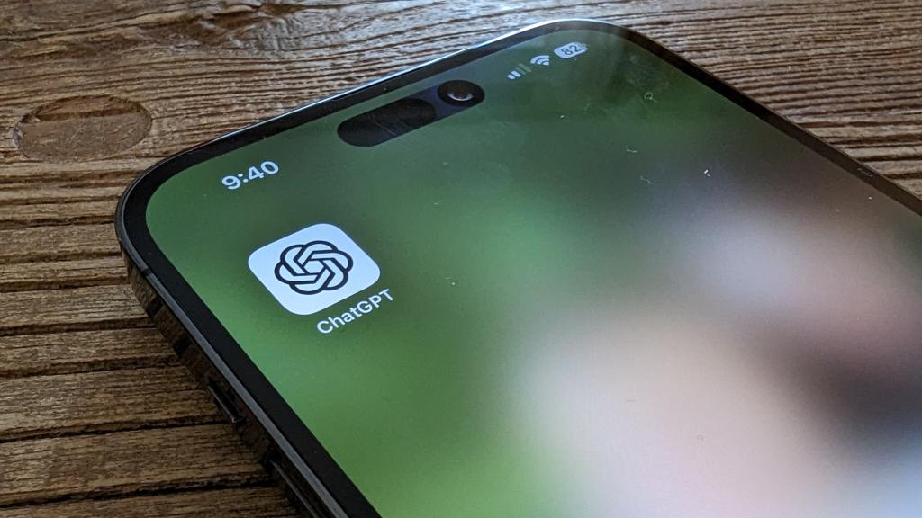 La aplicación de ChatGPT en iPhone