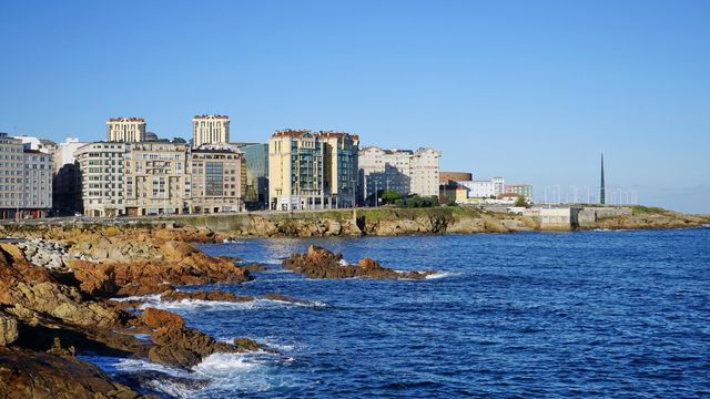 La vista de Labañou, en A Coruña.