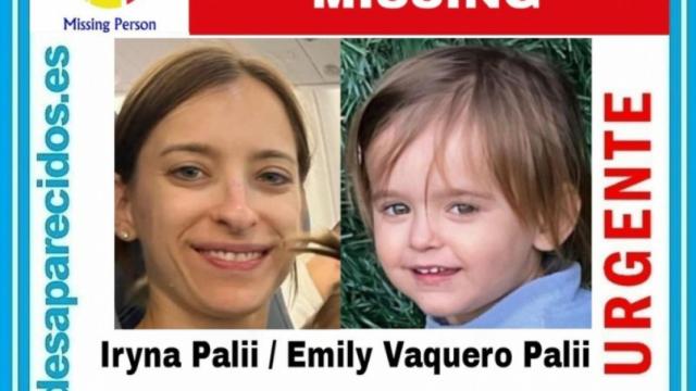 Imagen de Emily Vaquero y su madre, difundida por SOS Desaparacidos.