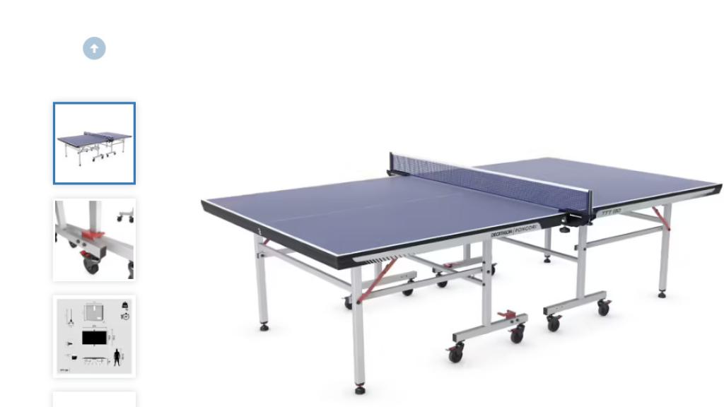 Mesa ping pong interior.