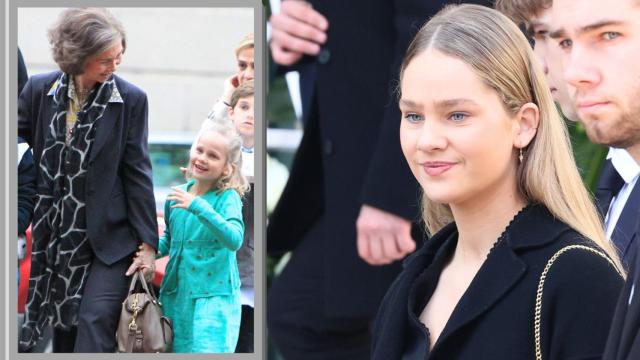 La hija de la infanta Cristina, en un montaje de JALEOS.