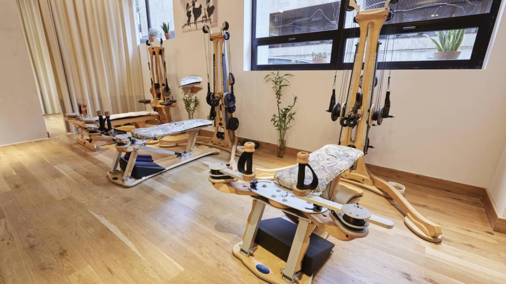 Las máquinas para practicar Gyrotonic.