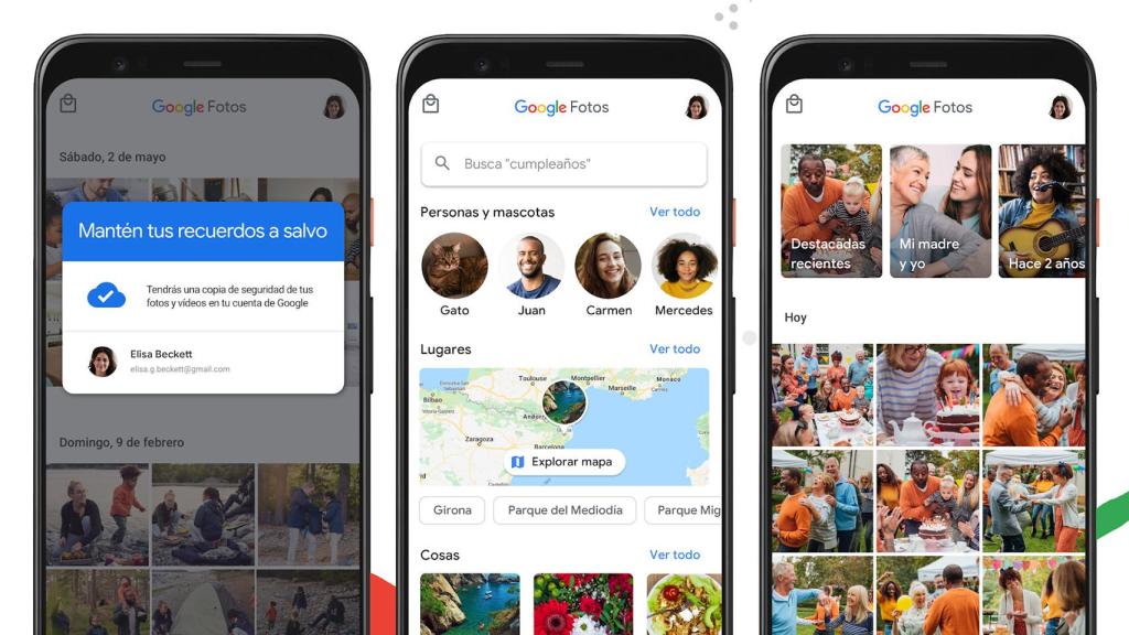 Copia de seguridad de Google Fotos