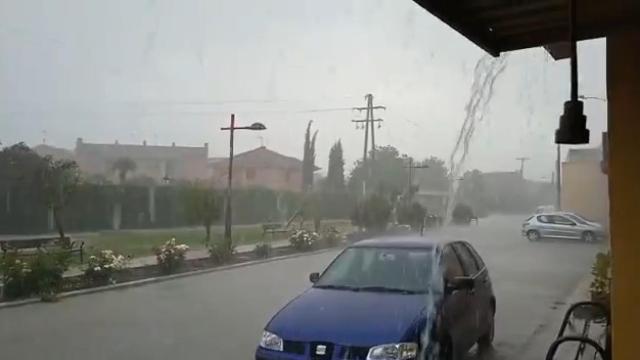 Situaciones de emergencia por tormentas en las provincias de Valladolid y Palencia