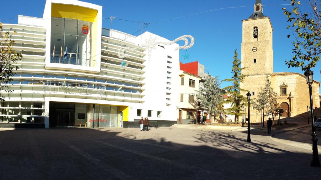 El Ayuntamiento de Quintanar del Rey (Cuenca).