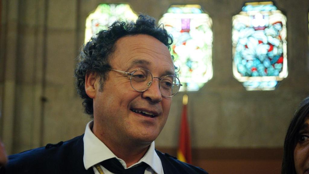 Álvaro García Ortiz, el pasado martes en la toma de posesión de Neus Pujal como fiscal jefe de Barcelona./