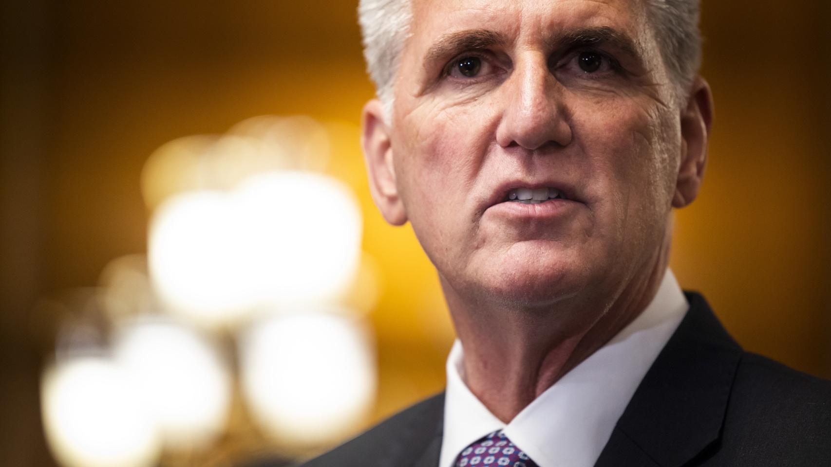 El  presidente de la Cámara de Representantes, Kevin McCarthy