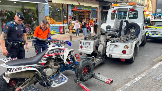 El quad del siniestro.