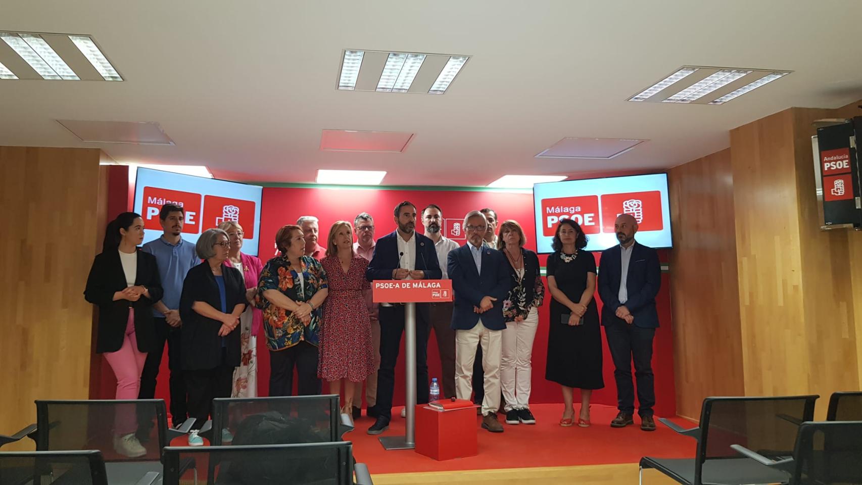 Dani Pérez, durante la rueda de prensa ofrecida este jueves.