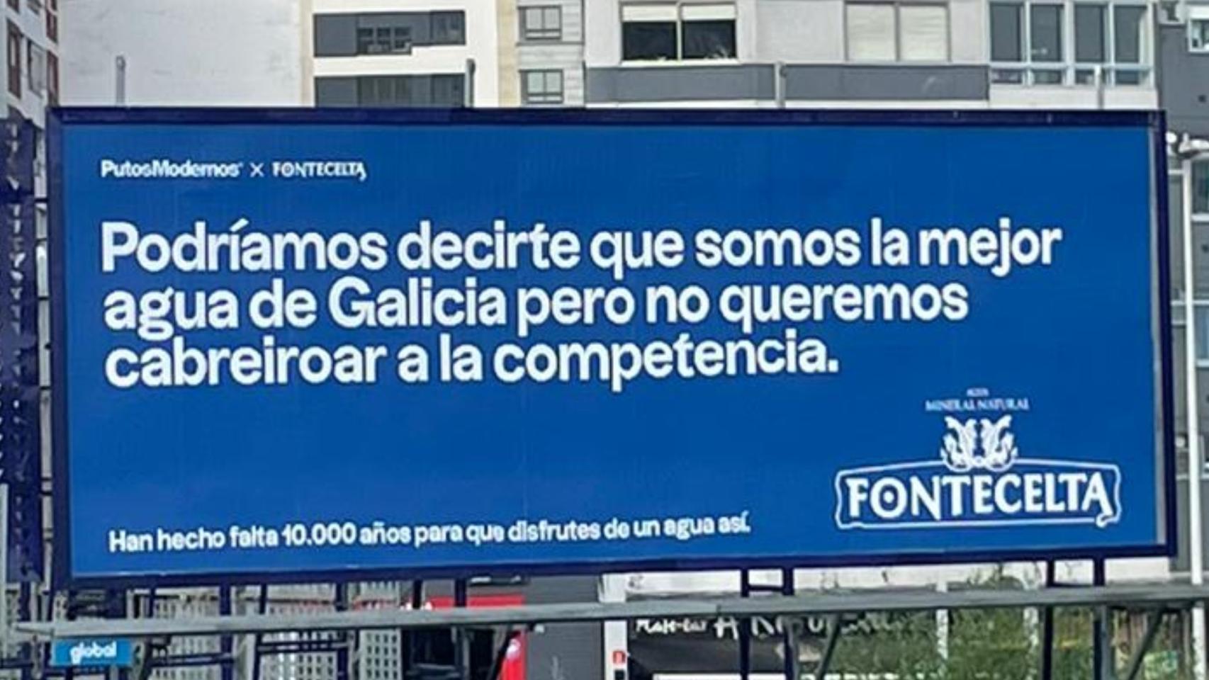 Anuncio de Putos Modernos para Fontecelta.
