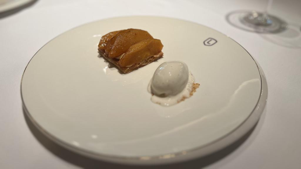 Tarta de manzana con mantequilla Bordier