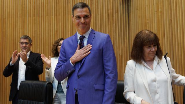 El presidente del Gobierno, Pedro Sánchez, este martes en el Congreso de los Diputados.