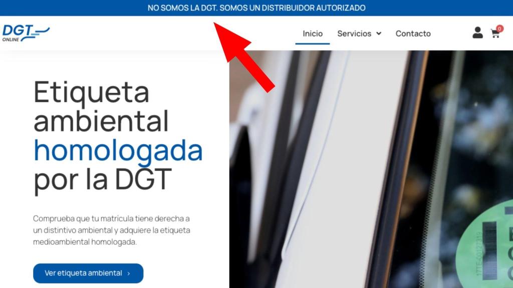 Versión actual de la web
