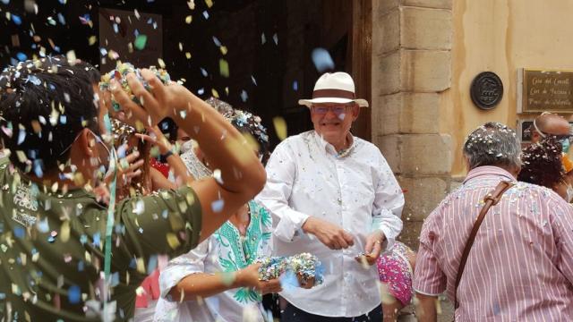Ximo Puig en la 54ª edición del 'Sexenni de Morella', celebrada en agosto de 2017.