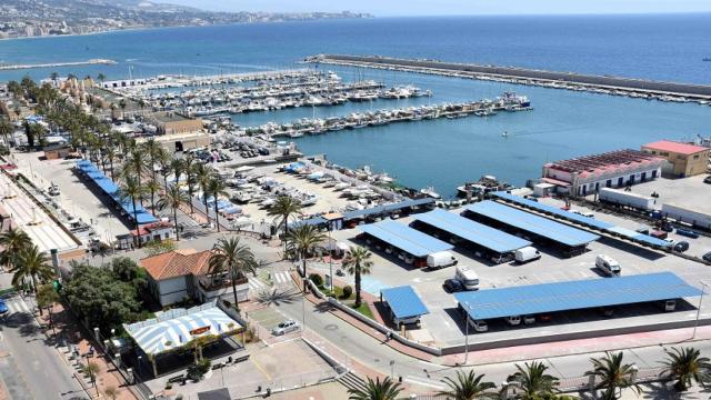 Imagen del puerto de Fuengirola.
