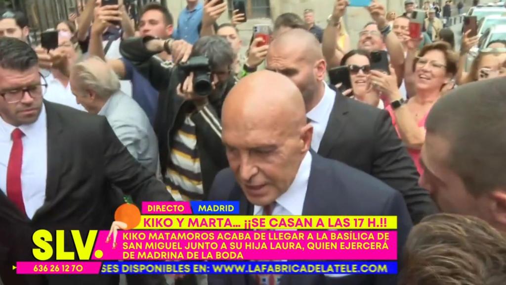 Imagen de la boda de Kiko Matamoros en 'Sálvame'.