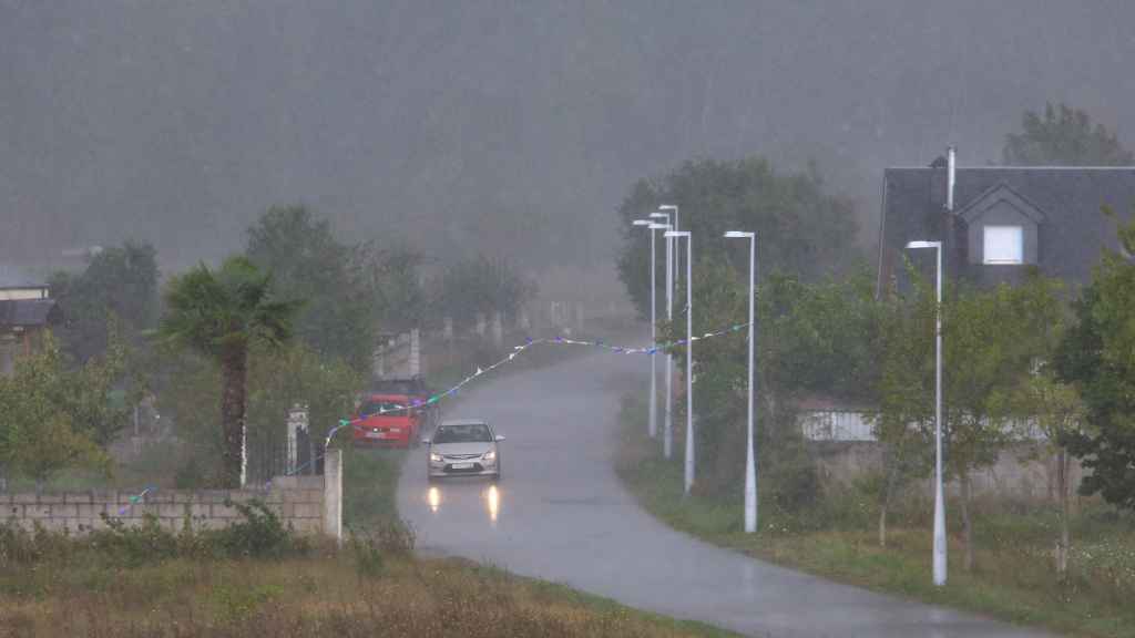 Imagen de una tormenta en Castilla y León.