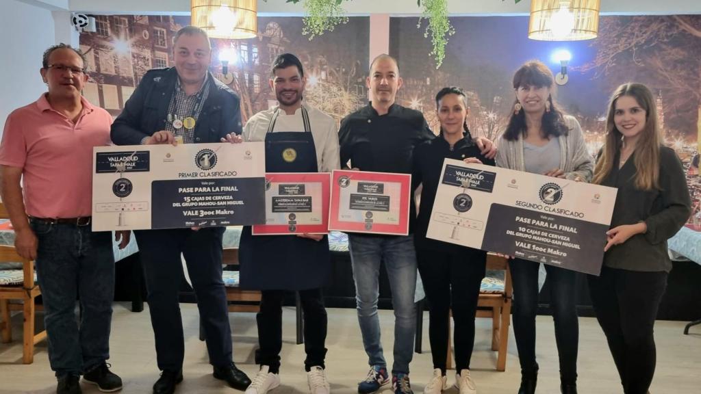 Los galardonados en esta fase del Concurso de Pinchos por barrios