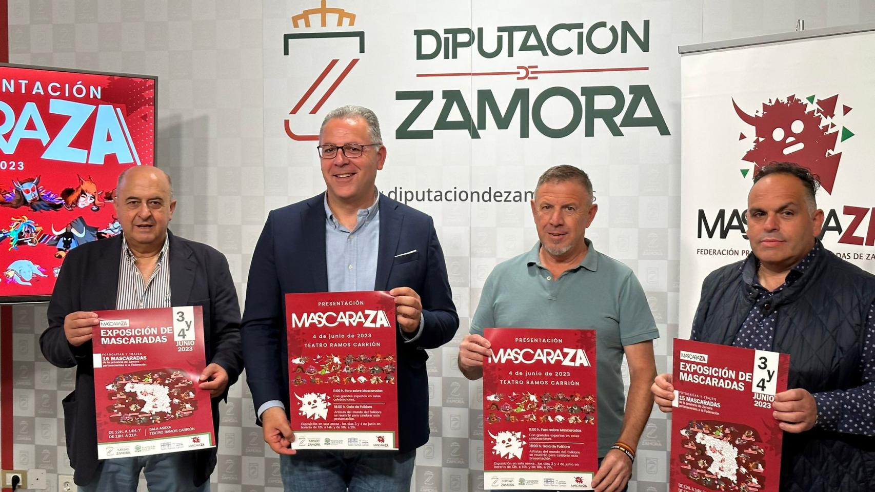 Presentación del primer acto oficial de Mascaraza