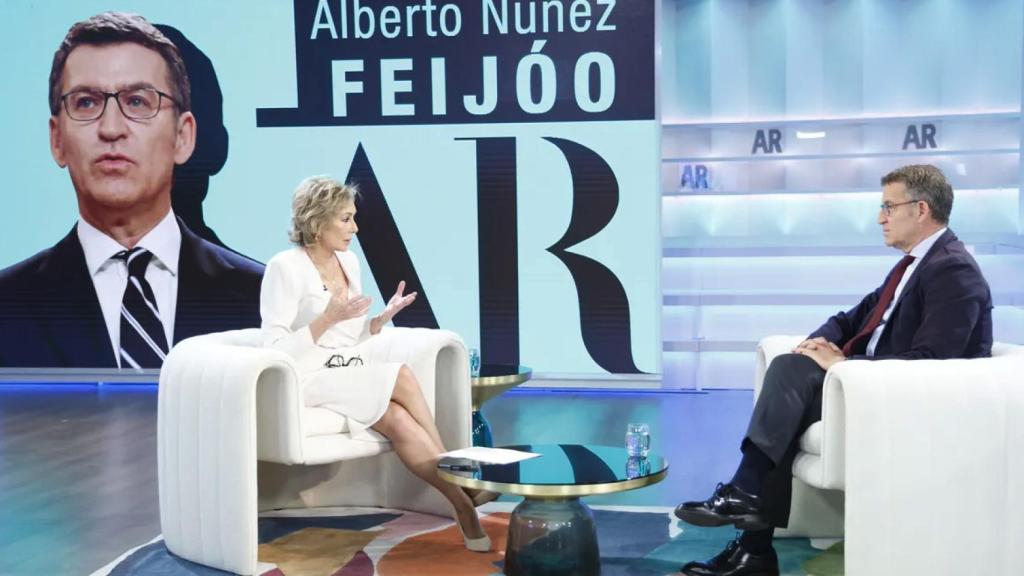 Ana Rosa Quintana y Alberto Núñez Feijóo.
