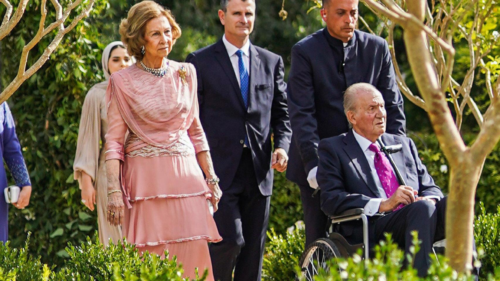 Los Eméritos, en el enlace del hijo de Rania de Jordania.