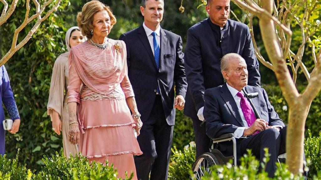 Los Eméritos, en el enlace del hijo de Rania de Jordania.