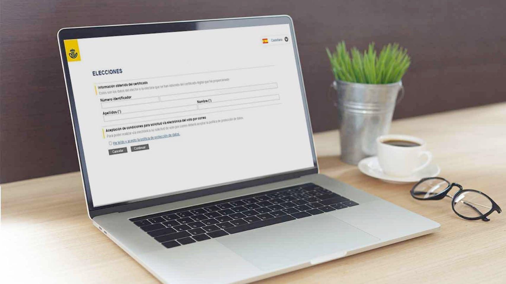 Ya puedes pedir el voto por correo desde tu casa con el certifical digital