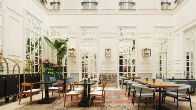 Zona de la terraza interior del hotel Only You Boutique donde se hace este 'por up'.