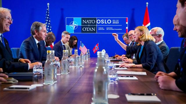 Reunión informal de ministros de Relaciones Exteriores de la OTAN en Oslo.